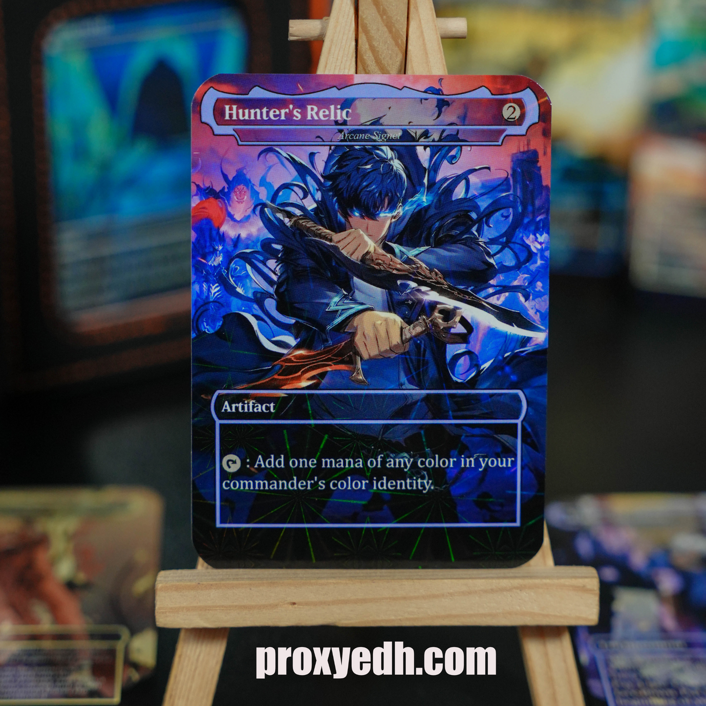Solo Leveling Commander | Jinwoo Sung MTG Proxy EDH | Custom Anime-Inspired MTG