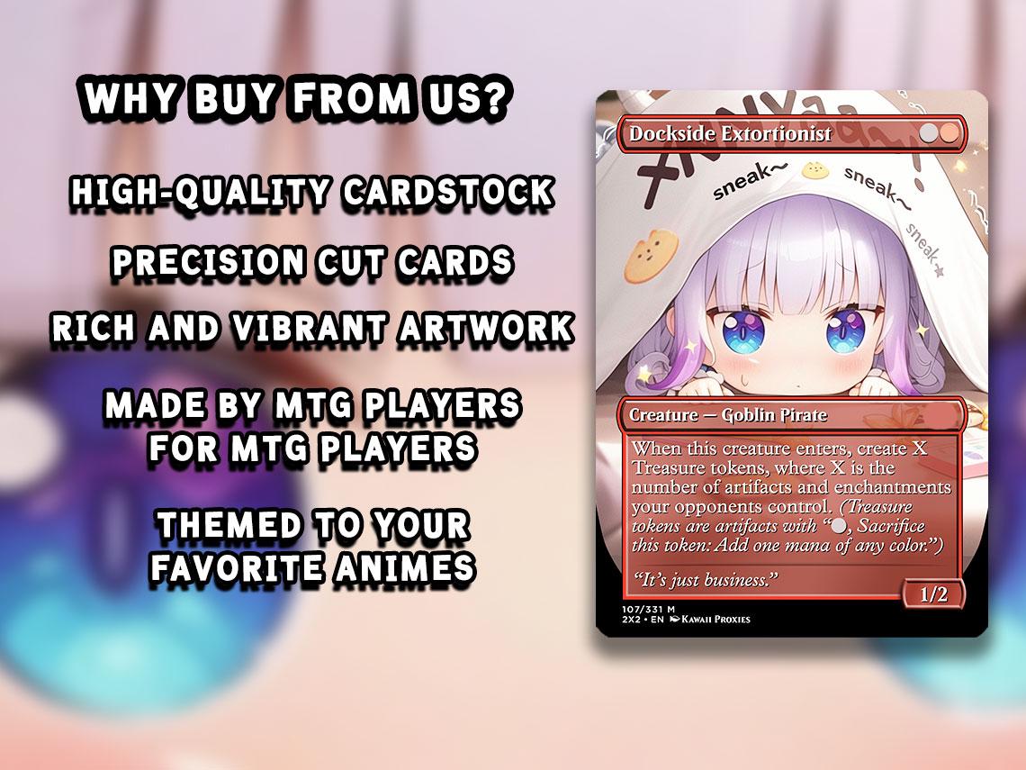 Chibi UR-Dragon MTG Deck - Dragon Tribal EDH | 100+ Premium Custom Cards | Competitive play