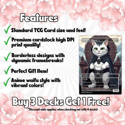 Ulalek Catdrazi Meme Eldrazi Proxy Commander Deck, 100 Cards + 5 Free Tokens | Cute Custom Full Art | MuraProxyArt