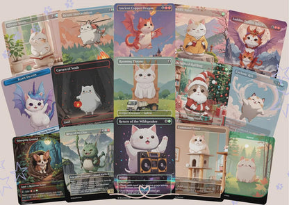 Ur-Dragon Proxy Commander Deck, 100 Cards + 8 Free Tokens | Cute Custom Full Art | MuraProxyArt