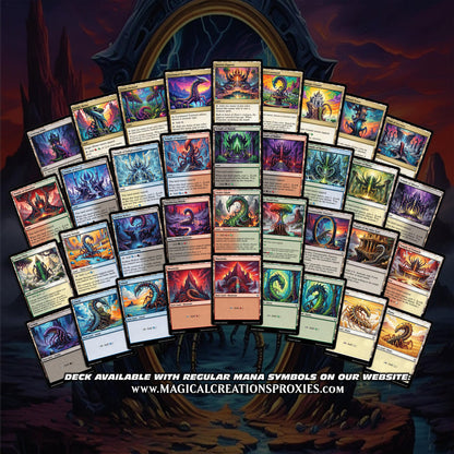 Sliver Tribal Commander Deck - High Quality MTG Proxies for Commander EDH, Full 100 Card Ready to Play Deck with Custom Art + 8 Bonus Cards