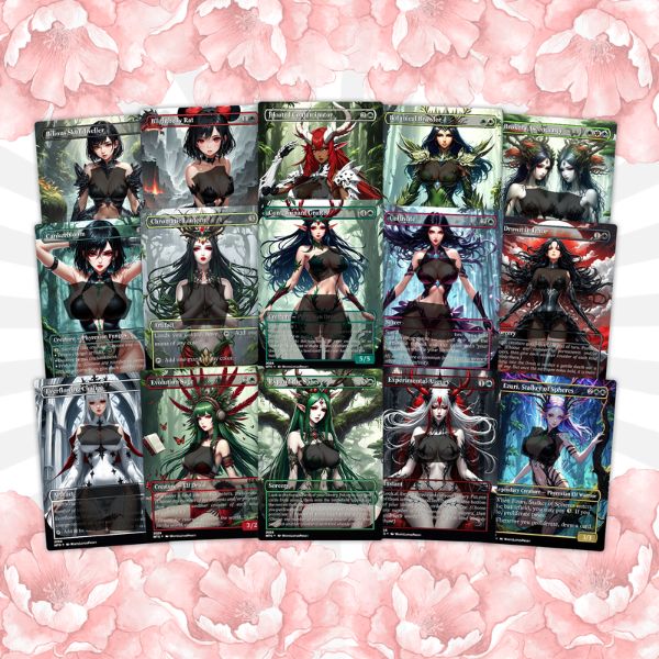 Atraxa Anime Waifu Commander – Ready to Play Proxy EDH | Phyrexian Tribal | High Quality English MTG Cards