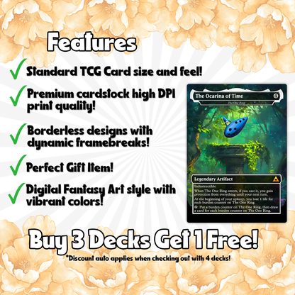 Saviors of Hyrule – 100 Card Zelda Themed Commander | Custom MTG Proxy EDH