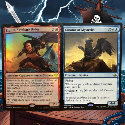 MTG Commander Deck EDH Deck Captain Howler, Sea Scourge 100 Magic Cards Custom Deck Izzet Discard Aetherdrift