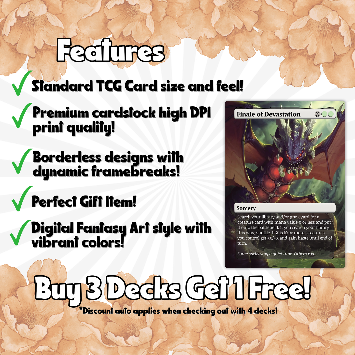 The First Sliver Custom Commander Deck - Proxy - Perfect Magic Gift - Tokens Included - Sliver Tribal Deck - Premium 109.95 card EDH Deck