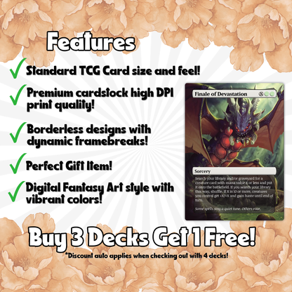 The First Sliver Custom Commander Deck - Proxy - Perfect Magic Gift - Tokens Included - Sliver Tribal Deck - Premium 109.95 card EDH Deck