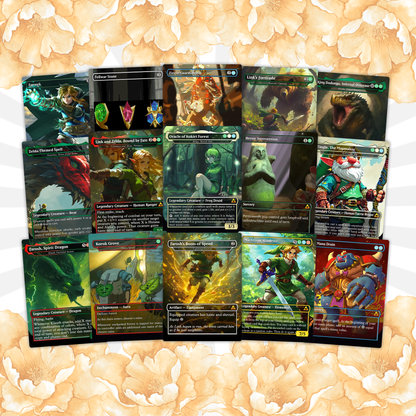 Saviors of Hyrule – 100 Card Zelda Themed Commander | Custom MTG Proxy EDH