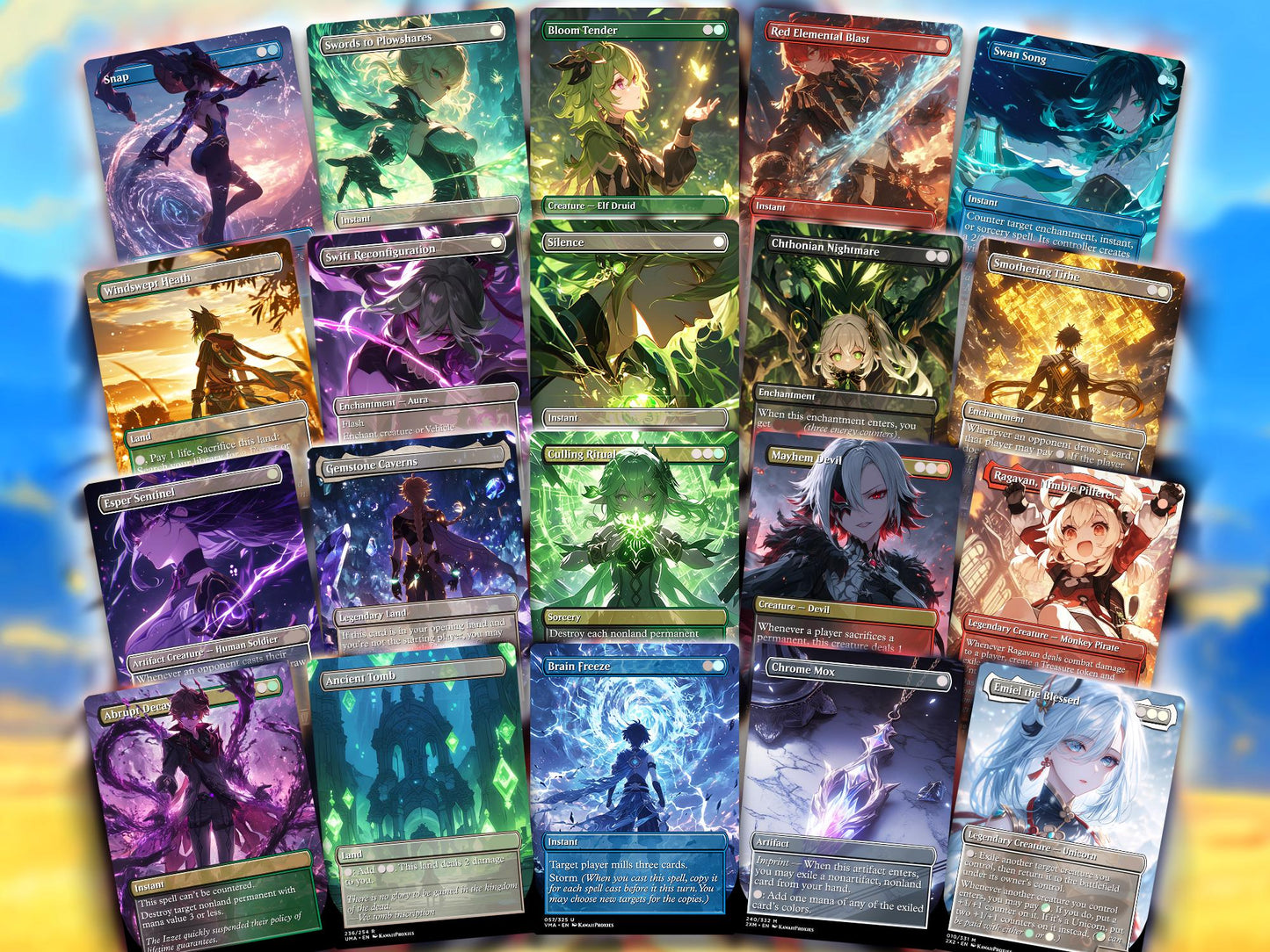 Genshin MTG Deck - Kenrith EDH | Premium The Evolution | Custom Competitive 100+ Cards