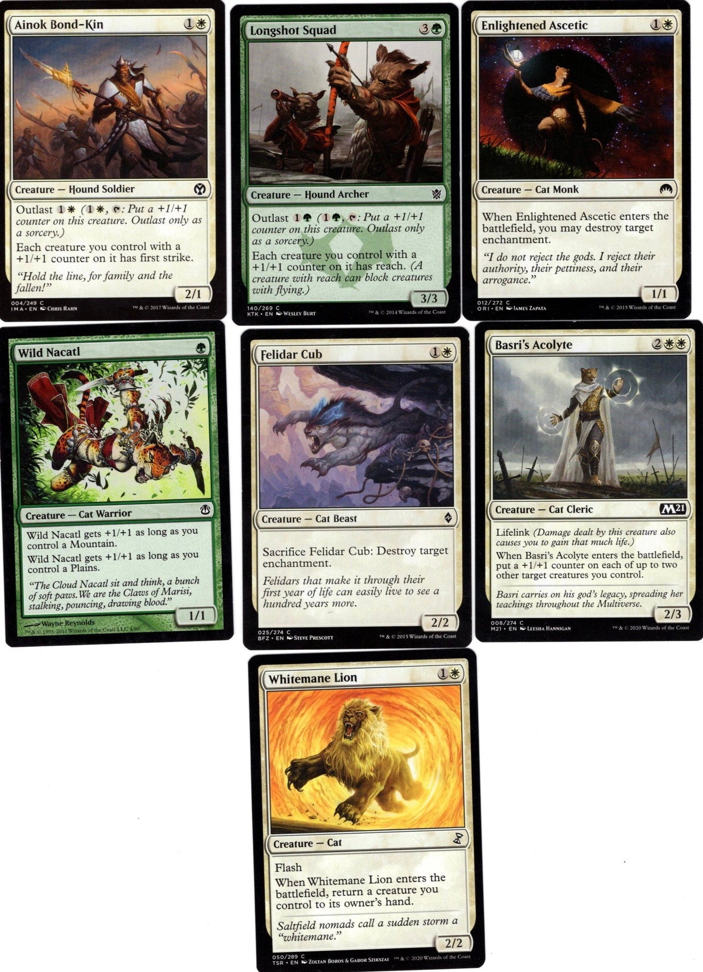 Dogs & Cats 100 Card Magic the Gathering Commander Deck-Mythic-Rare-Rin-Seri MTG