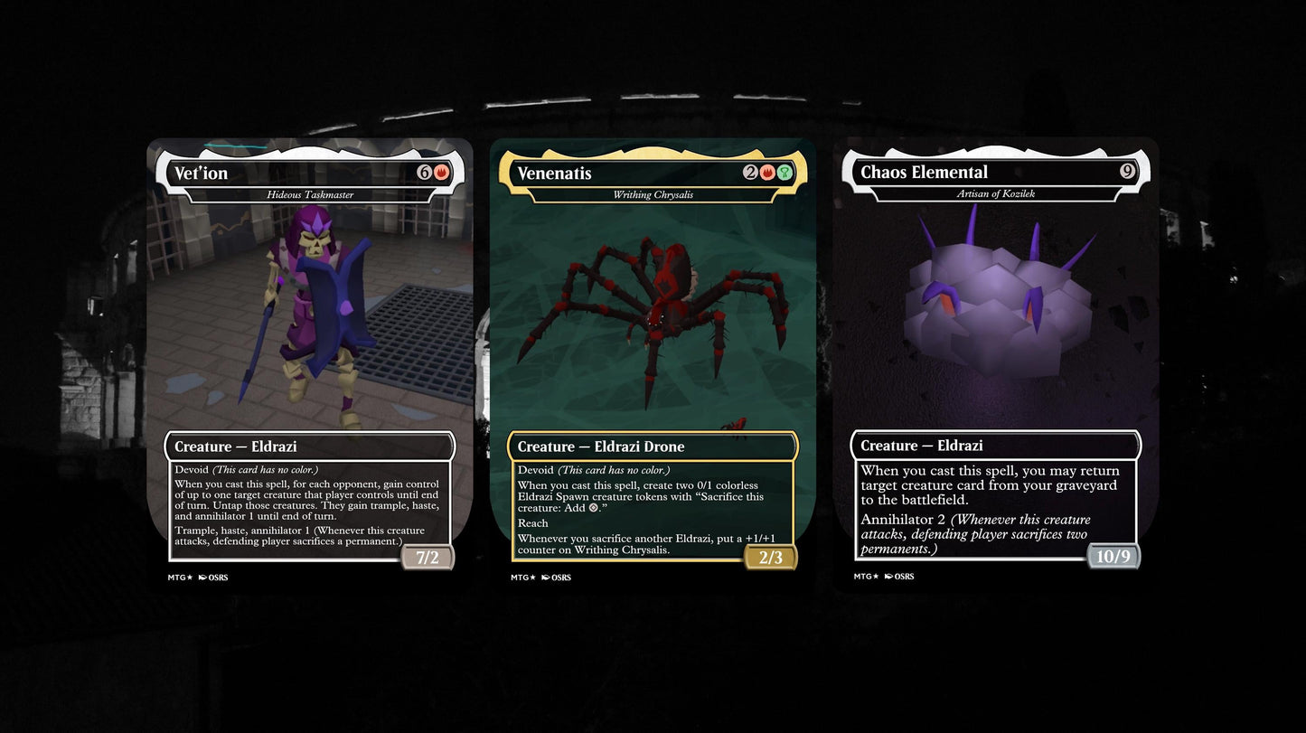 Vardorvis/Nex / Ulamog, Fused Atrocity - Eldrazi Commander Deck - OSRS Themed MTG Inspired Proxy Cards - Oldschool Runescape MTG Custom Deck