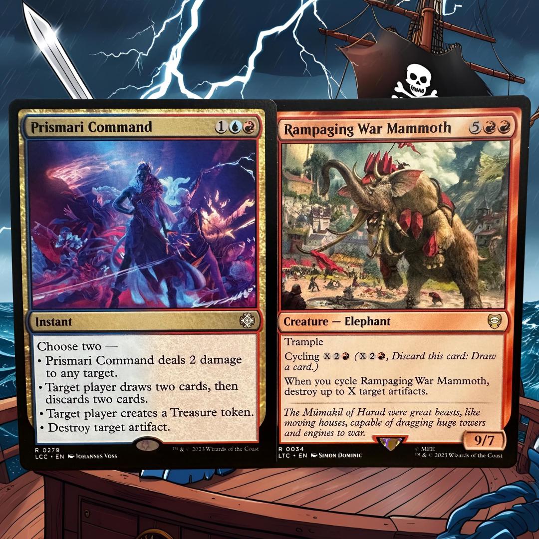 MTG Commander Deck EDH Deck Captain Howler, Sea Scourge 100 Magic Cards Custom Deck Izzet Discard Aetherdrift