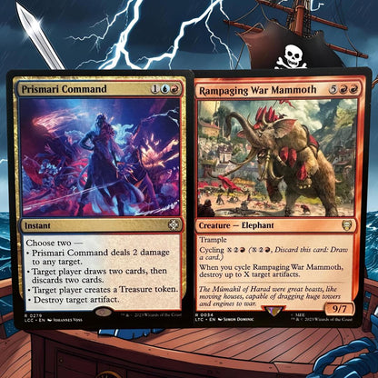 MTG Commander Deck EDH Deck Captain Howler, Sea Scourge 100 Magic Cards Custom Deck Izzet Discard Aetherdrift