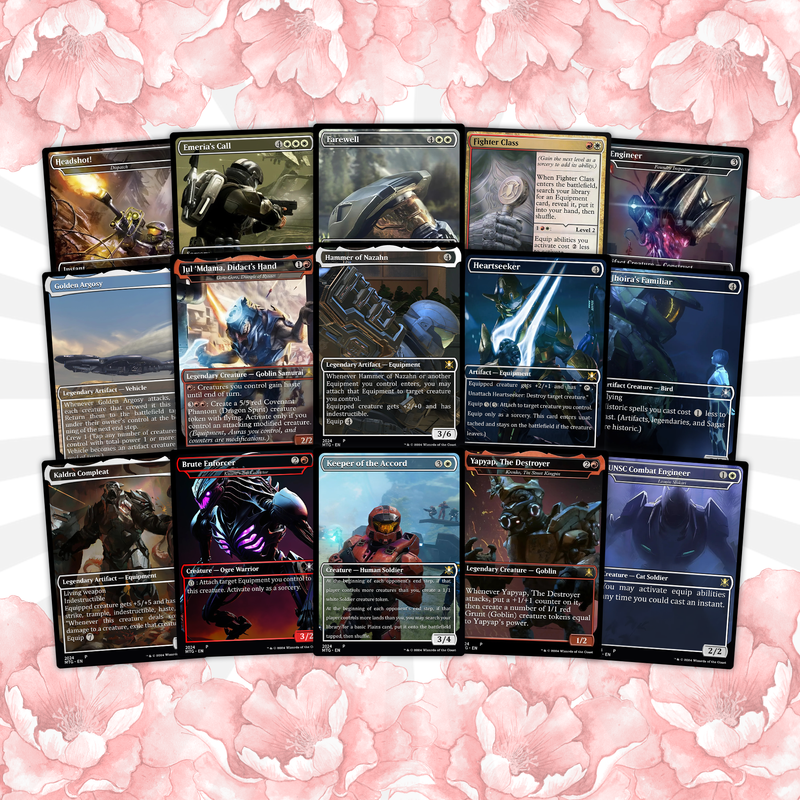 mtg halo commander deck custom HALO INFINITE MTG PROXY COMMANDER DECK – PREMIUM COLLECTOR SET – GalaxyDeck