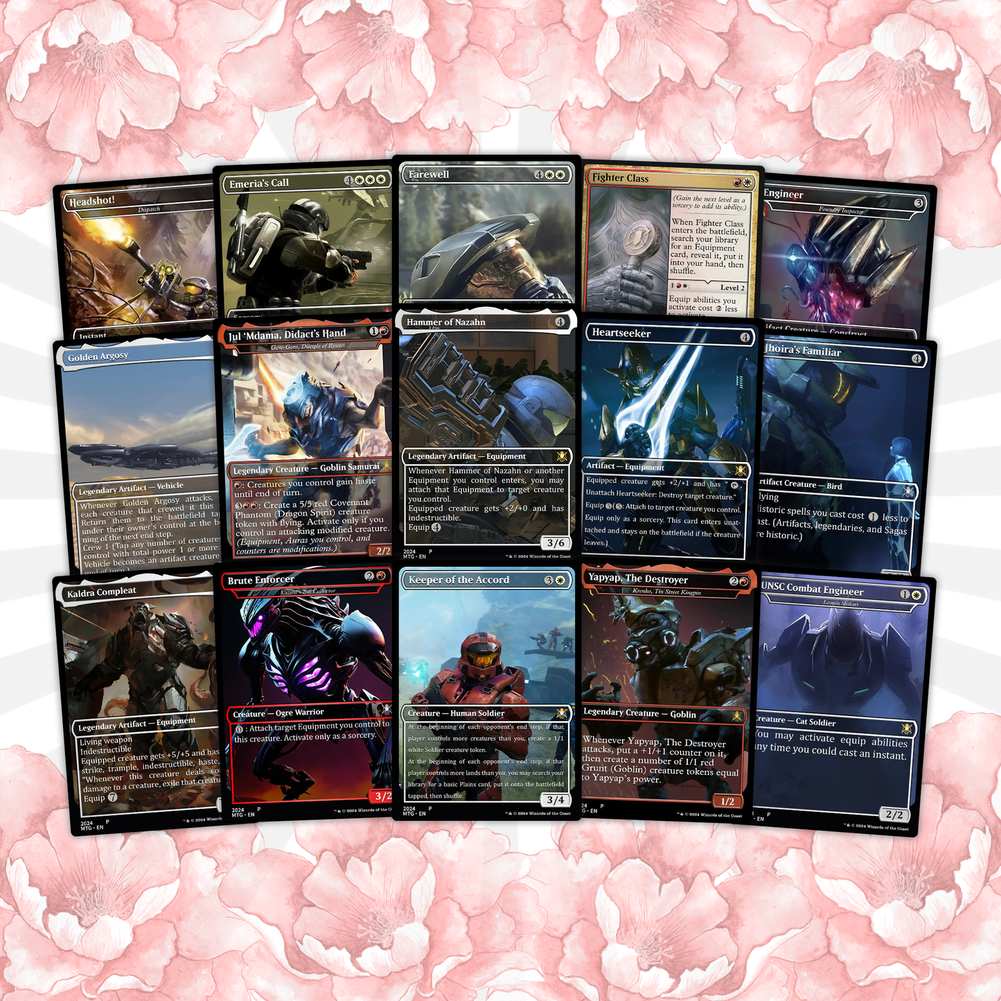 Halo Infinite Commander Deck • Halo Infinite themed MTG Proxy Deck • Halo Armor • MTG Deck Box • Proxy Custom Card • MTG Proxy Cards • EDH Deck