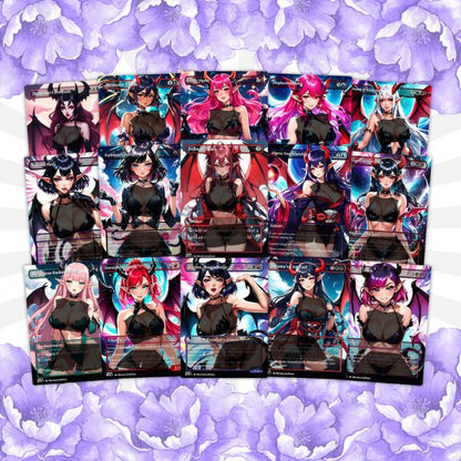 Demon Tribal Anime Waifu Commander | Special Edition Custom EDH | High-Quality MTG Proxy