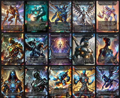 Urza, Chief Artificer Affinity Deck, 120 Cards, 14 Sideboard, 6 Tokens Includes All Main Urza's, Shorikai, Artifacts, Custom