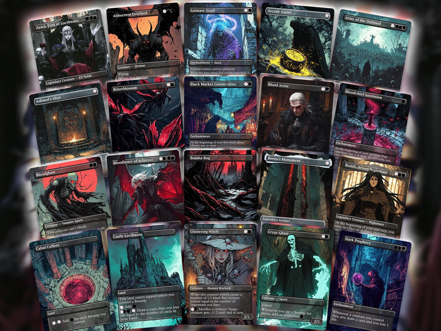 Ayara, death by 99.950 cuts - Proxy EDH - Deck