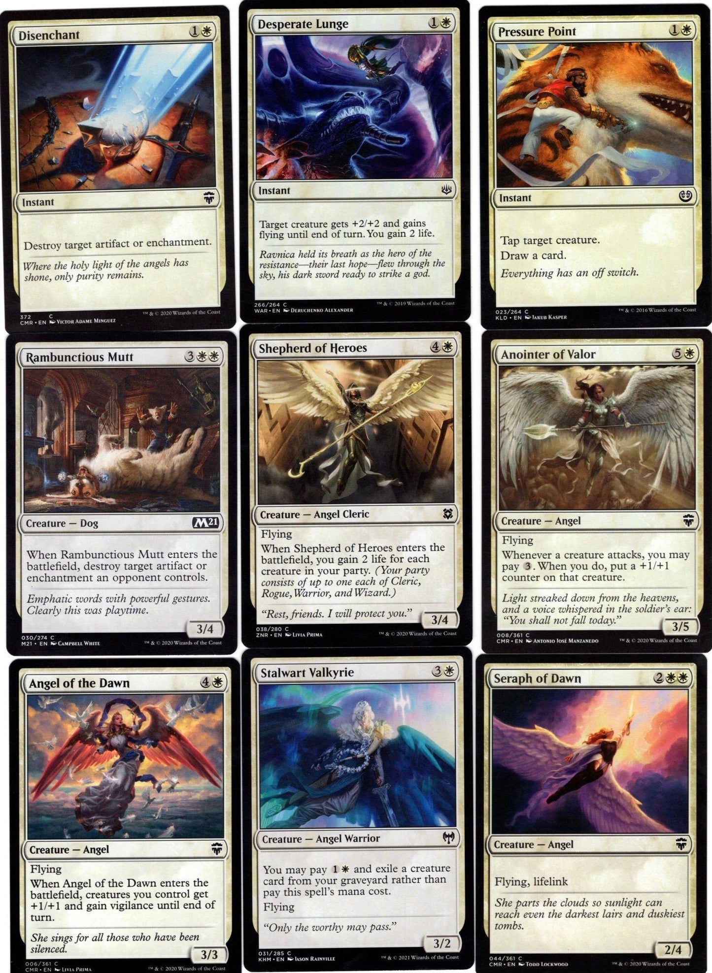 INDESTRUCTIBLE ANGELS-100 card MTG Deck-Commander-Magic the Gathering-Avacyn-Ready to Play
