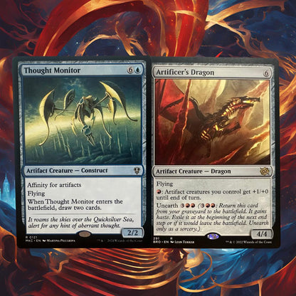 MTG Commander Deck EDH Deck Iron Man, Titan of Innovation 100 Magic Cards Custom Deck Izzet Artifacts Marvel