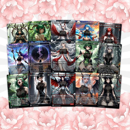 Atraxa Anime Waifu Commander – Ready to Play Proxy EDH | Phyrexian Tribal | High Quality English MTG Cards