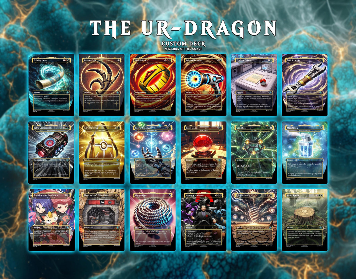 The Ur-Dragon MTG Proxy Commander Deck