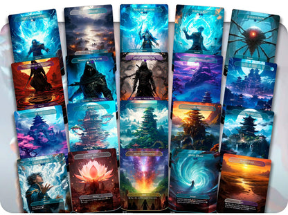 Yuriko Ninja Tribal - 100 Proxy Cards - Commander EDH Deck - High Quality Altered Cards - Full ManaFlame Deck