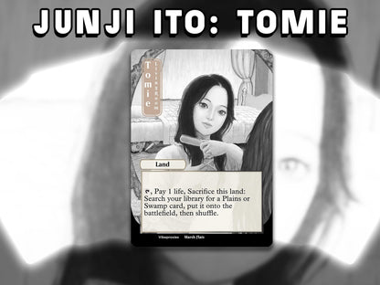 Junji Ito Deck - Tomie MTG Proxies - Commander Deck - Magic The Gathering - 99.95 Custom Cards Deck - CEDH