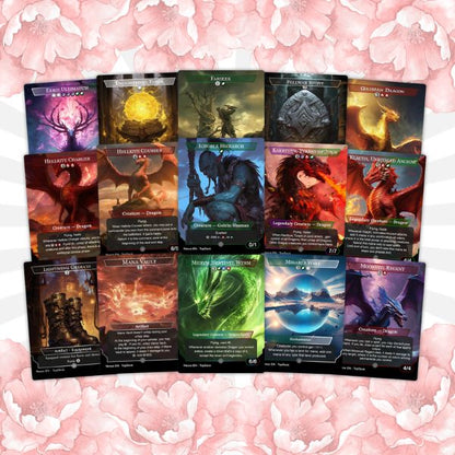 Ur-Dragon Tribal Commander EDH • With Tokens • Full MTG Proxy & Altered Cards for cEDH