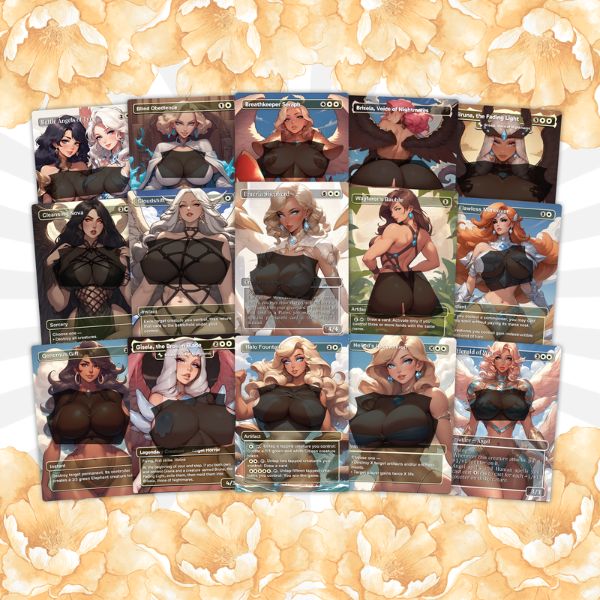 Giada Angels Tribal – Full Commander EDH Proxy | 108 Cards + Tokens | Anime Waifu Art