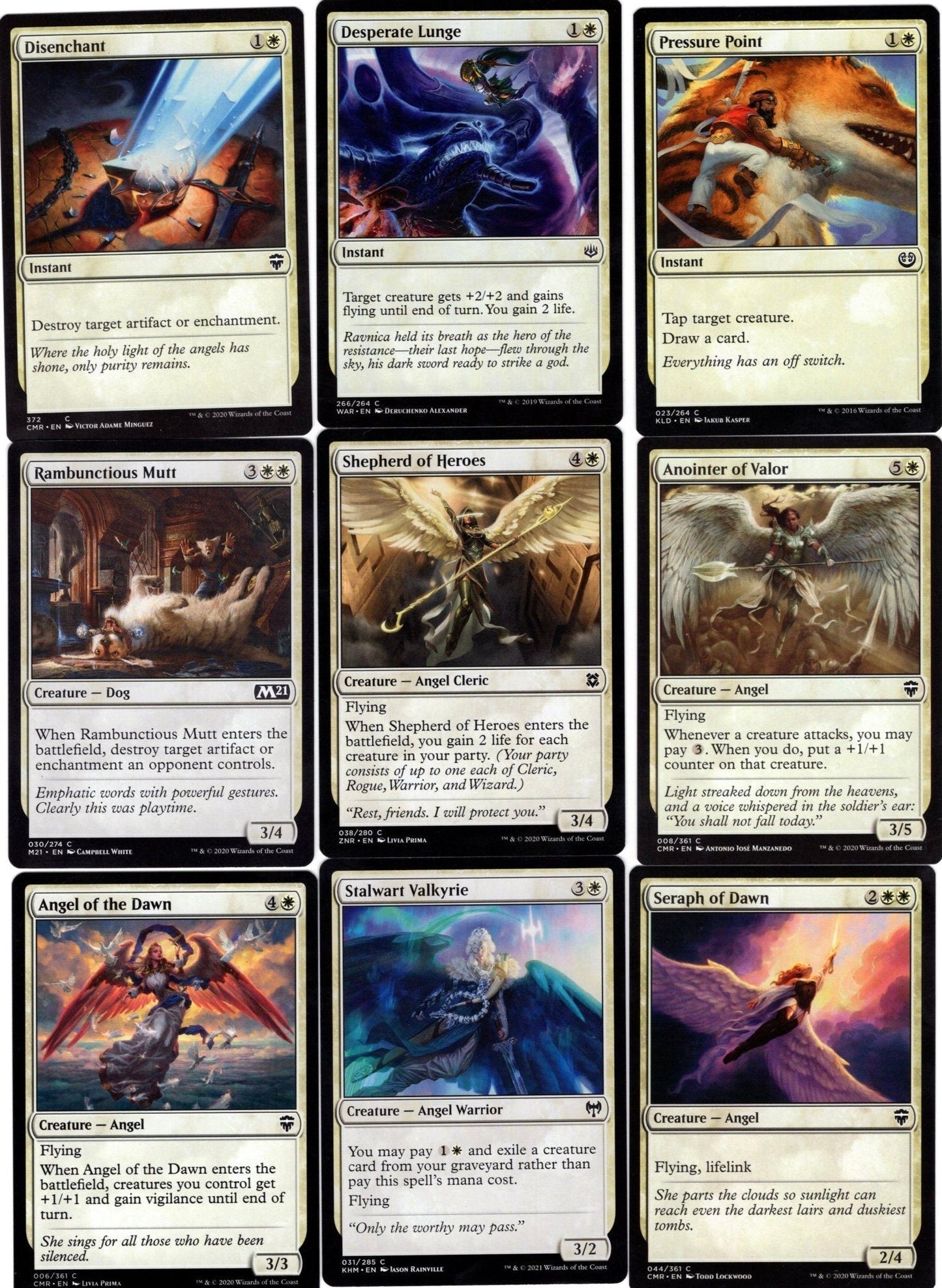 INDESTRUCTIBLE ANGELS-99.95 card MTG Deck-Commander-Magic the Gathering-Avacyn-Ready to Play