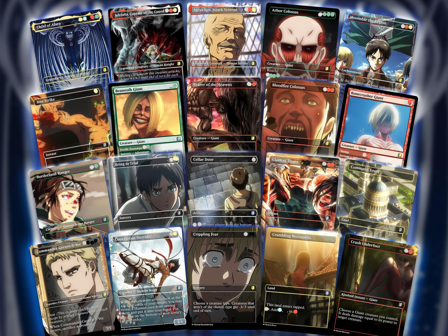 Walls Will Fall – An Attack on Titan EDH Commander Deck