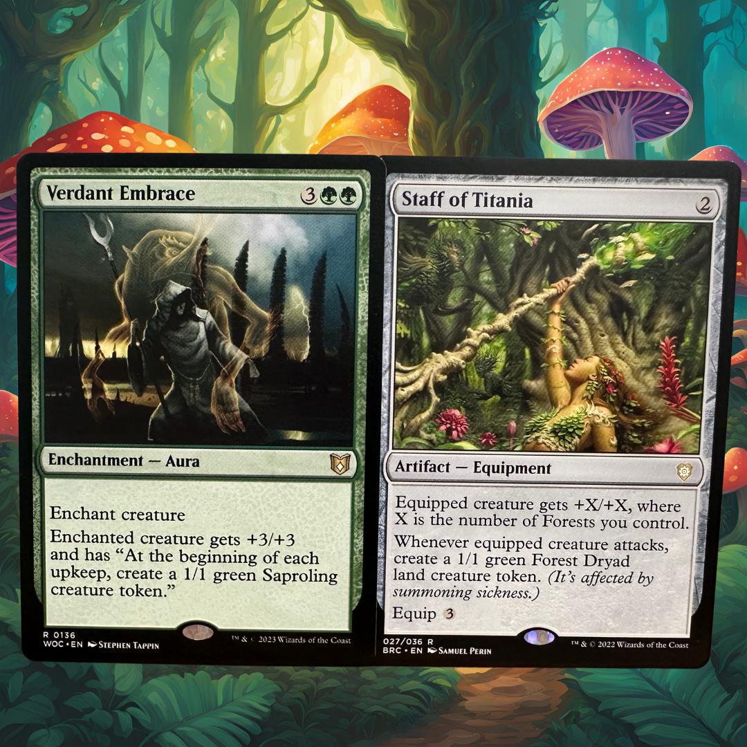 MTG Commander Deck EDH Deck Shroofus Sproutsire 99.95 Magic Cards Custom Deck Green Saprolings