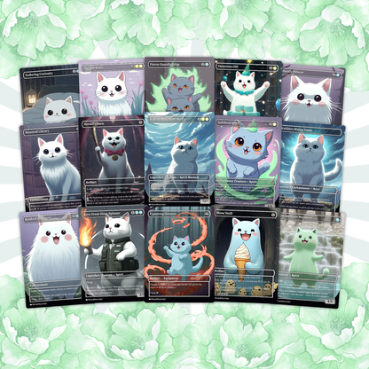 Millicent Spirit Tribal Proxy Commander Deck, 99.95 Cards + 6 Free Tokens | Cute Custom Full Art | MuraProxyArt