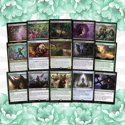 MTG Commander Deck EDH Deck Chatterfang, Squirrel General 99.95 Magic Cards Custom Deck Squirrels Tokens Green Black Golgari