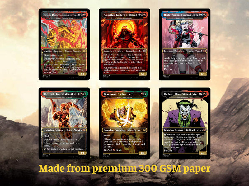DC Commander Deck • Superman • Forge a New Legacy in the MTG Multiverse! • Custom MTG Cards • Premium Proxy Cards • Complete EDH Deck