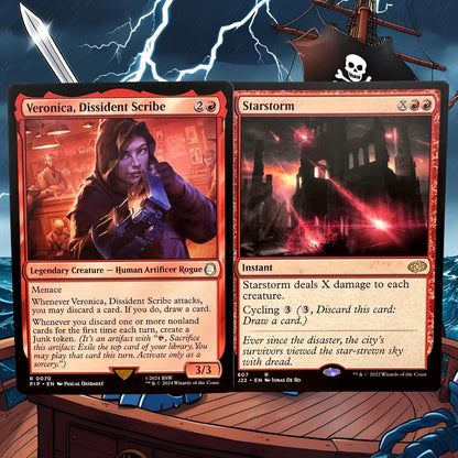 MTG Commander Deck EDH Deck Captain Howler, Sea Scourge 100 Magic Cards Custom Deck Izzet Discard Aetherdrift