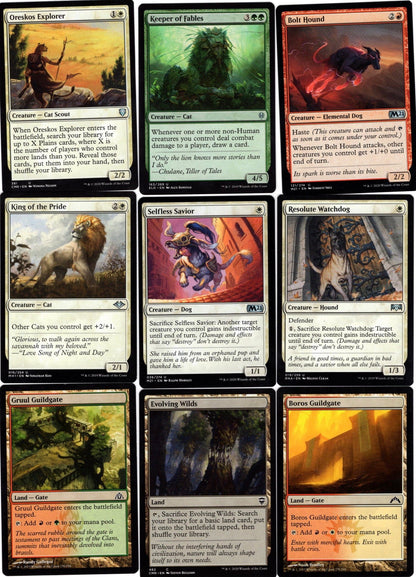 Dogs & Cats 100 Card Magic the Gathering Commander Deck-Mythic-Rare-Rin-Seri MTG