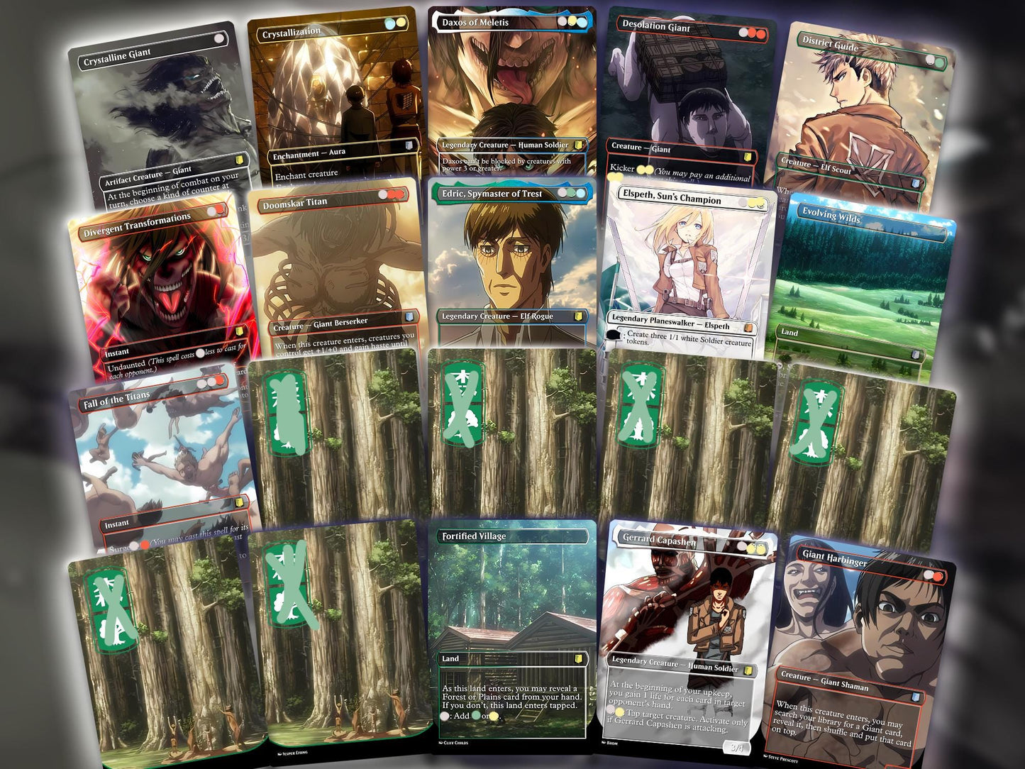 Walls Will Fall – An Attack on Titan EDH Commander Deck