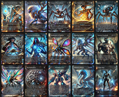 Urza, Chief Artificer Affinity Deck, 120 Cards, 14 Sideboard, 6 Tokens Includes All Main Urza's, Shorikai, Artifacts, Custom