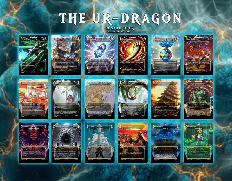 mtg anime commander deck 86 Anime Custom Commander Deck