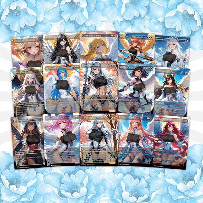 Aurelia Angels Extra Combats Anime Waifu Proxy Commander Deck Custom Proxy EDH Angel English High Quality Cards