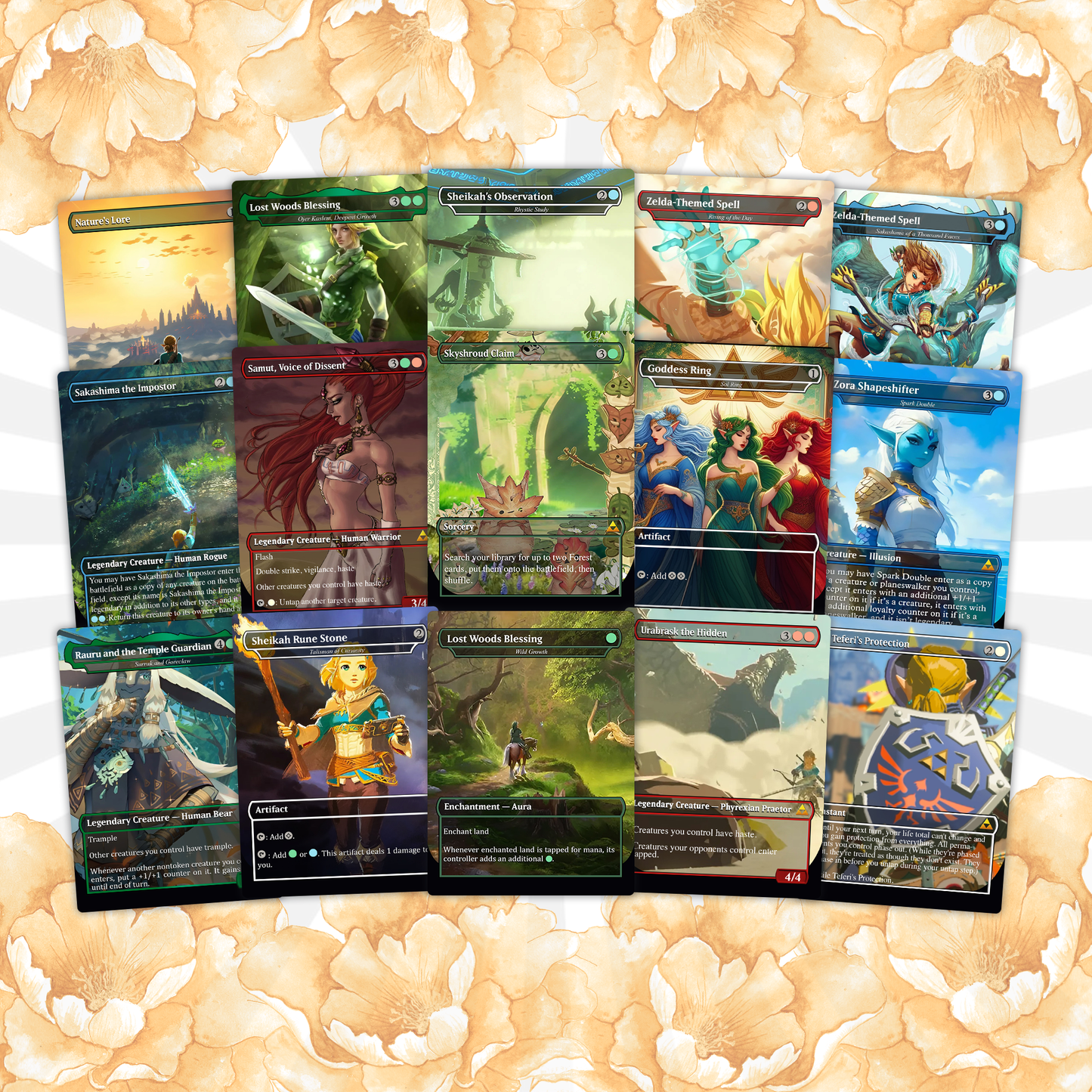 Saviors of Hyrule – 100 Card Zelda Themed Commander | Custom MTG Proxy EDH