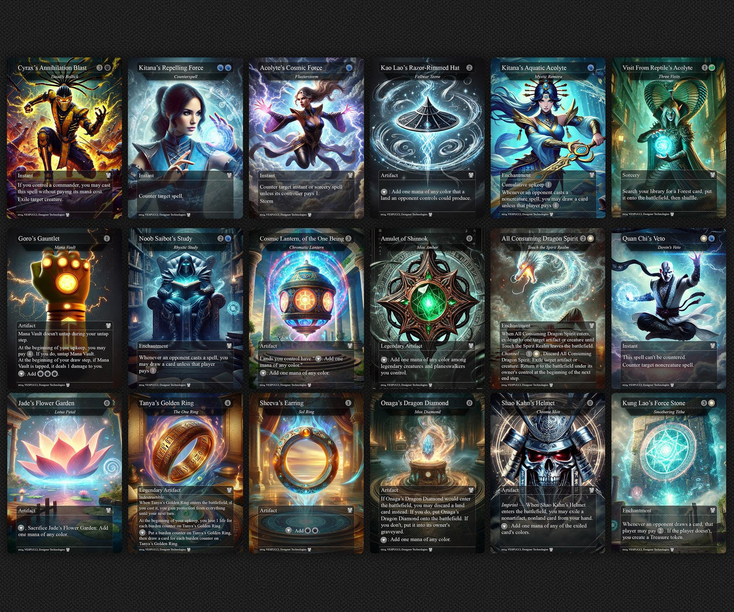 Kenrith the Returned King, MK Styled EDH Deck, Commander Themed Deck, 108 Proxies, Premium Proxies