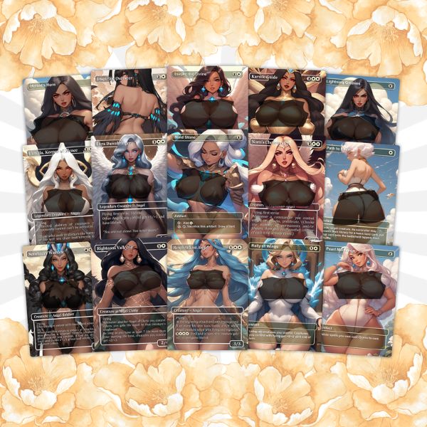 Giada Angels Tribal – Full Commander EDH Proxy | 108 Cards + Tokens | Anime Waifu Art