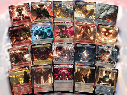 Attack on Titan MTG Deck - KALEMNE EDH Premium Custom Competitive 99.95+ Cards