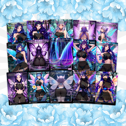 Alela Faeries Anime Waifu Proxy Commander Deck Special Edition Custom EDH Deck English High Quality Cards