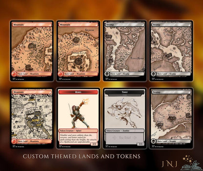 Oblivion Themed Commander Deck Proxies, Rakdos Madness, 100+ Unique Cards, Quality Custom Card Proxy Replicas for Commander EDH