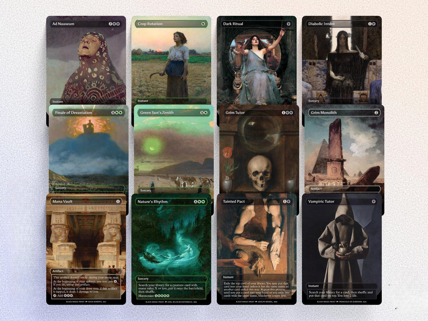 The Gitrog Monster cEDH Commander Deck — 100+ Custom Art Playtest Cards for Commander EDH