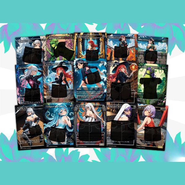 Arcades Defender Tribal Anime Waifu Commander | Custom EDH Proxy | High-Quality MTG Cards