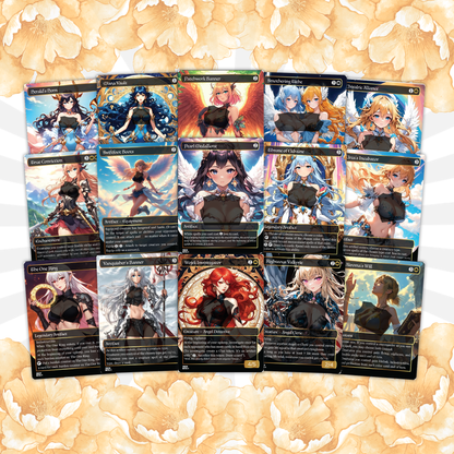 Curse Tribal Anime Waifu Ready to Play Proxy Commander Deck Custom Proxy EDH Curse Tribal English High Quality Cards